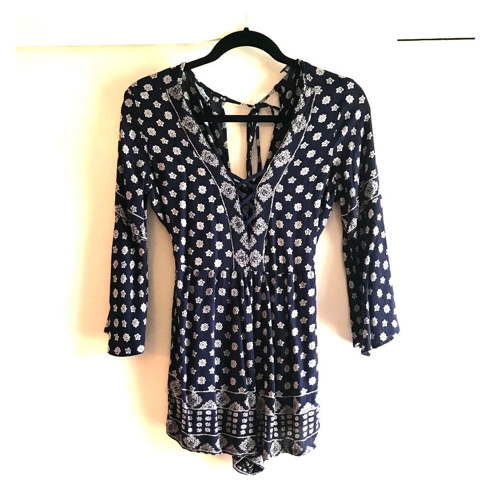 Long sleeve romper